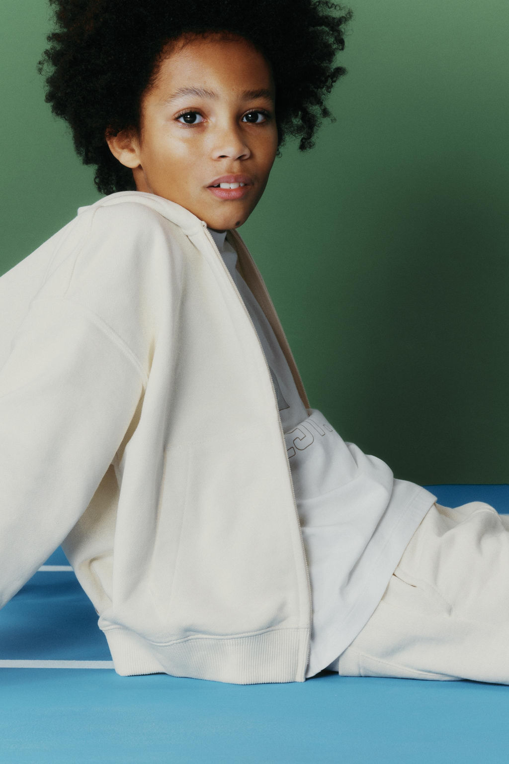 PANTAL?N WIDE LEG FELPA JOGGING / Crudo - Zara фото 2