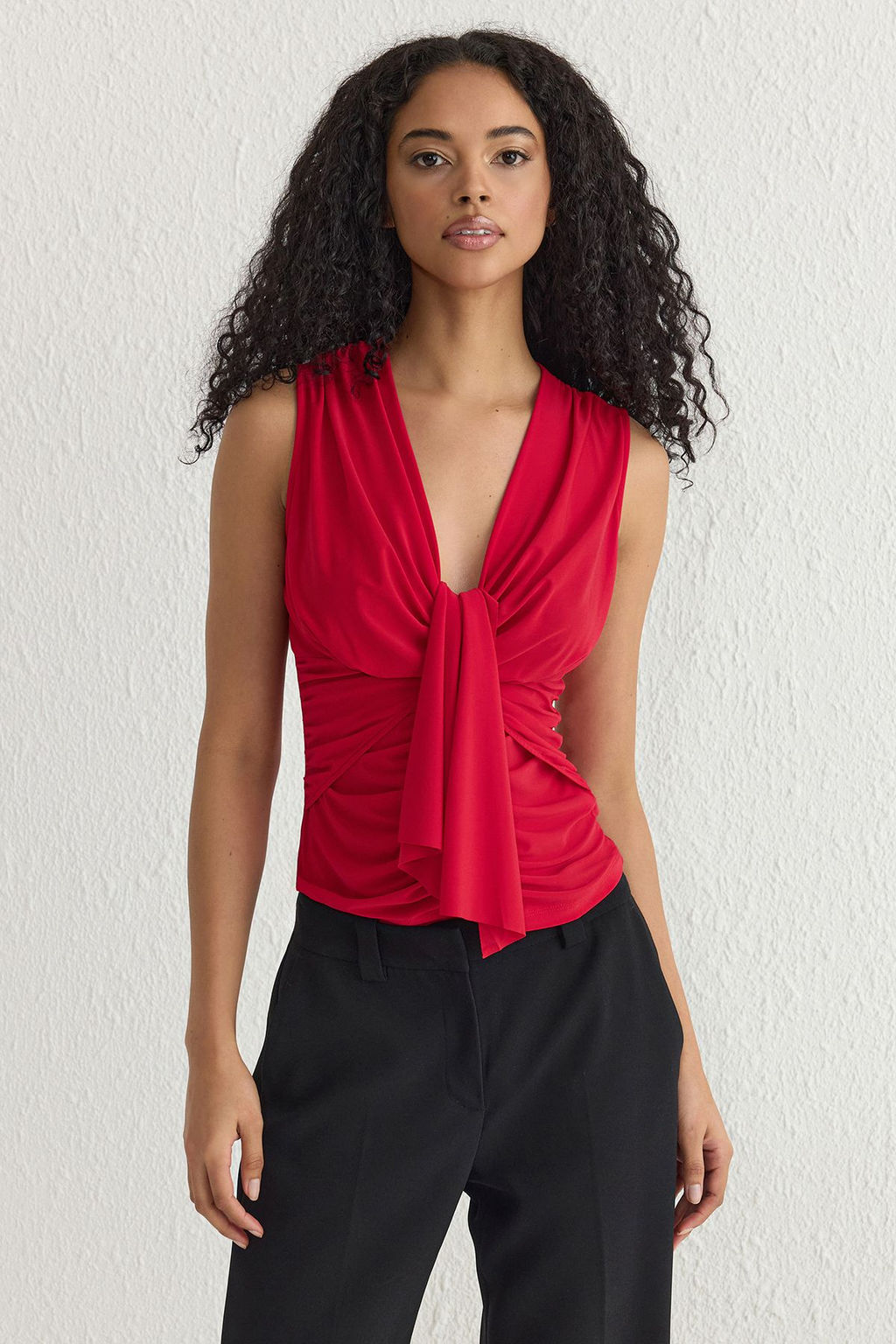 Trendyolmilla Siyah Drape Detayl? Orme Bustiyer TPRSS25BZ00023