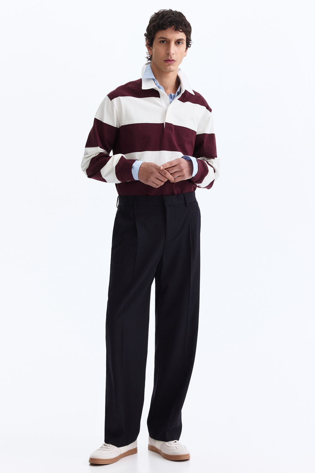 Pantal?n sastre en mezcla de lana Relaxed Fit - H&m фото 2