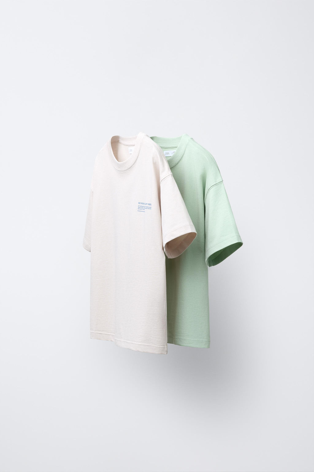2-PACK OF T-SHIRTS WITH SLOGAN PRINT
