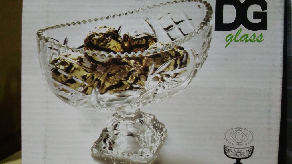 SUNSTAR Ваза для конфет на ножке 330 мл, 11 см, арт.7110