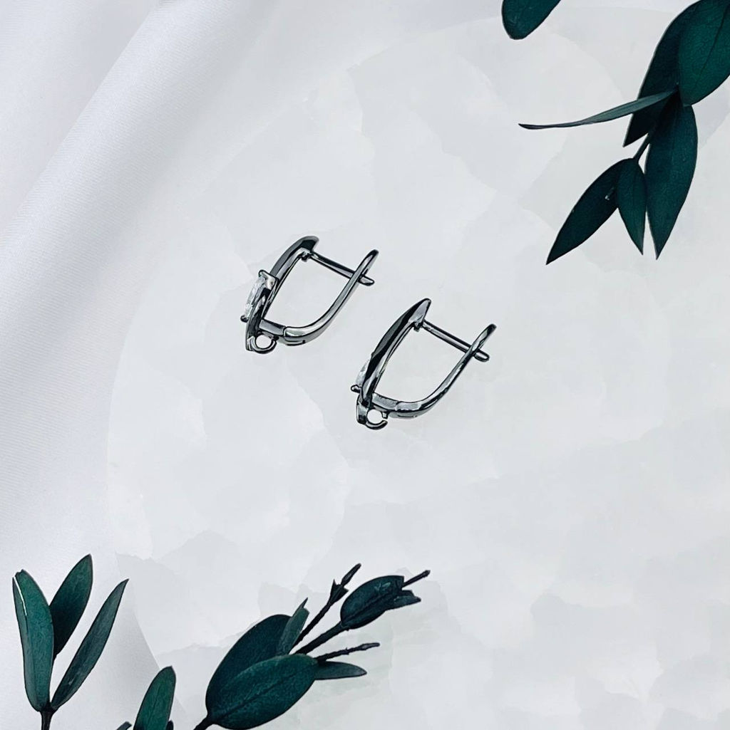 Швензы для сережек с Фианитами