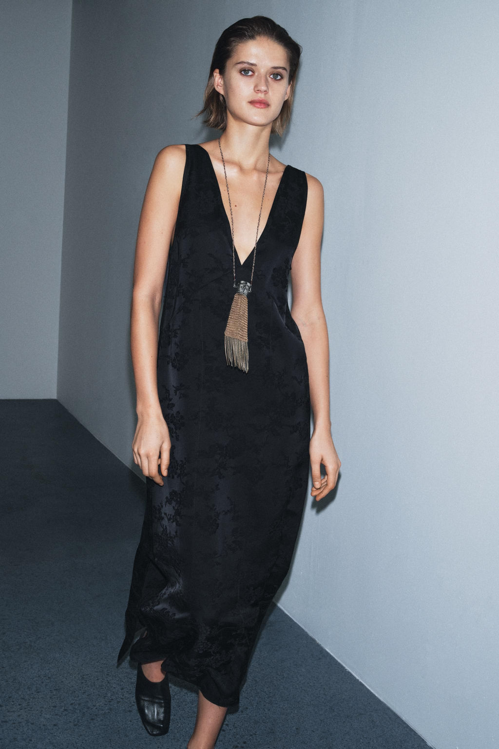 ZW COLLECTION LIMITED EDITION JACQUARD MIDI DRESS - Zara фото 5