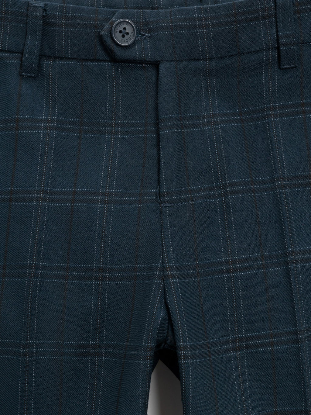 ACOOLA / Брюки детские для мальчиков Pavel pt reg1 синяя клетка  фото 5
