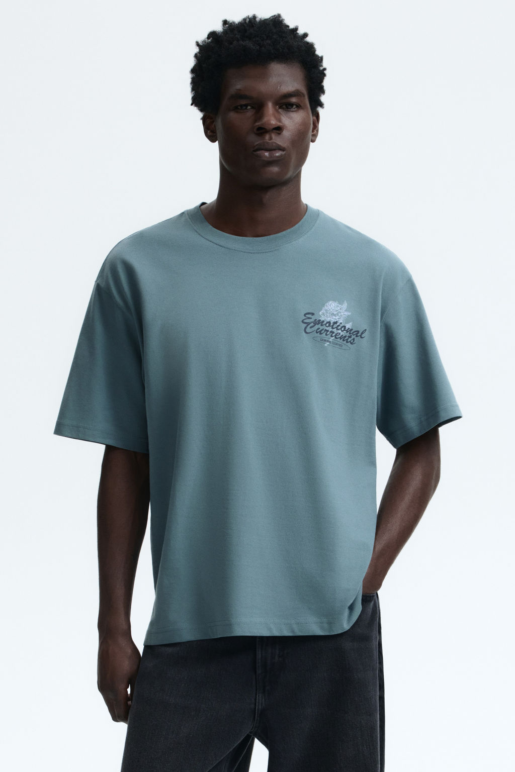 Camiseta con motivo estampado Loose Fit - H&m фото 26