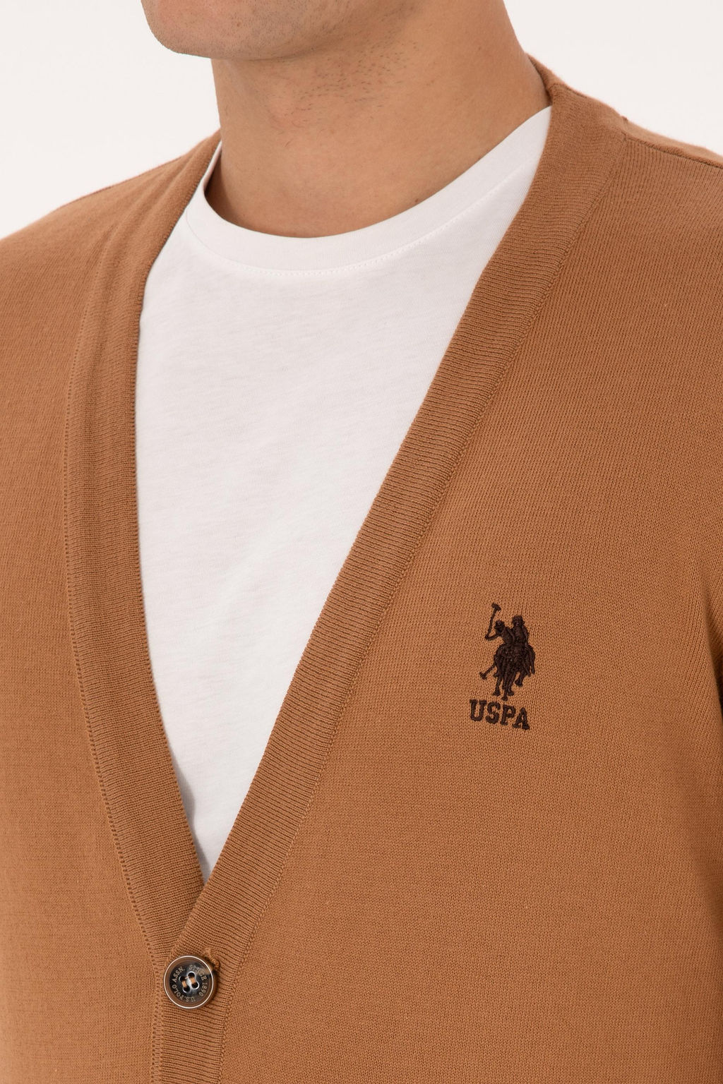 Erkek Camel Basic Triko H_rka