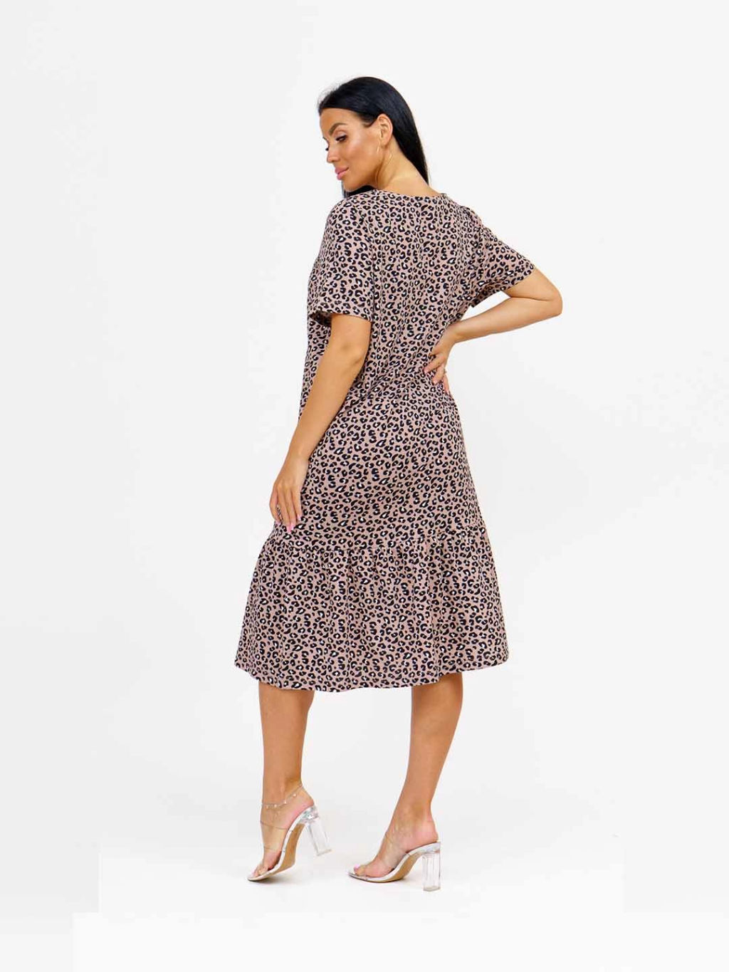 Платье женское, цвет бежевый