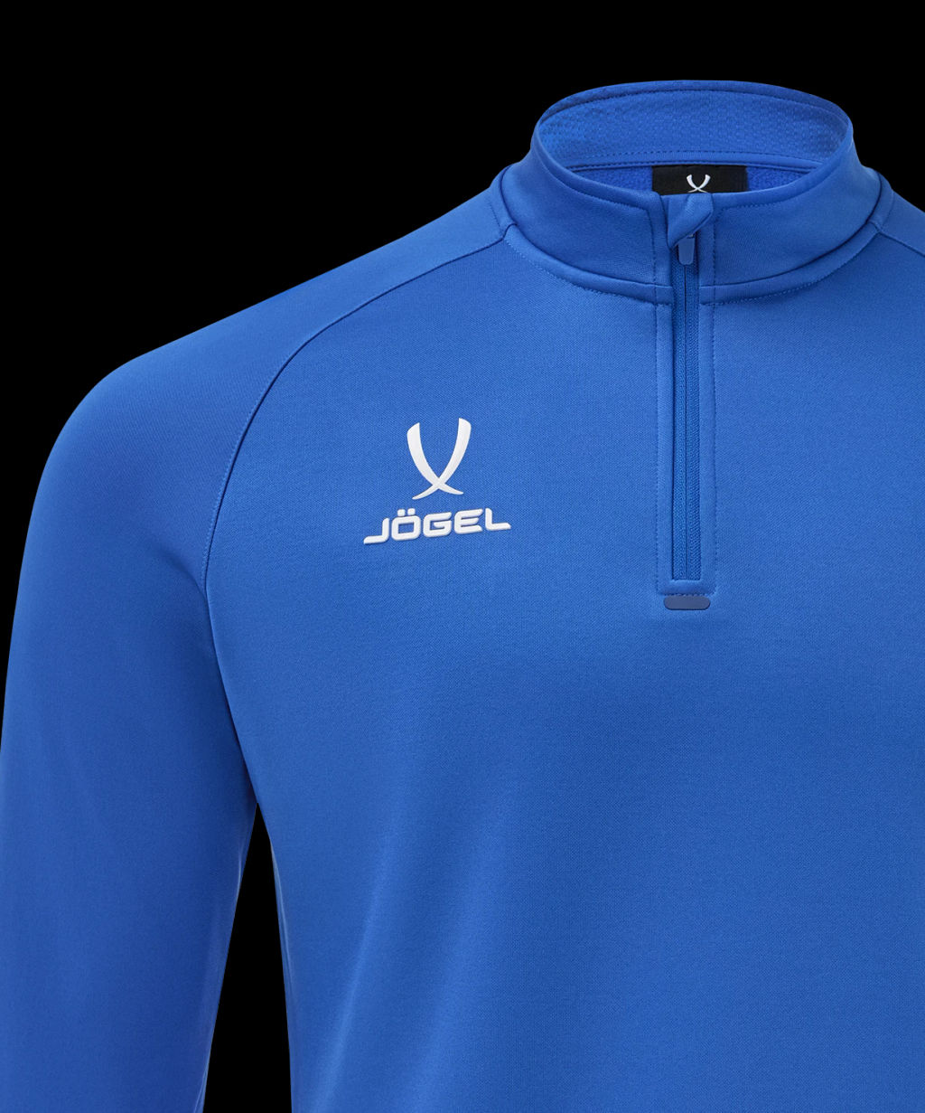 Джемпер тренировочный JOGEL PREMIER PerFormDRY Training 1/4 Zip Fleece Top, синий  фото 4