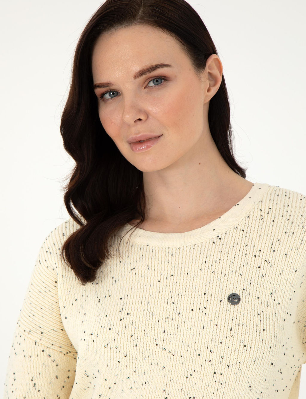 Ekru Comfort Fit Kazak - Pierre cardin фото 2