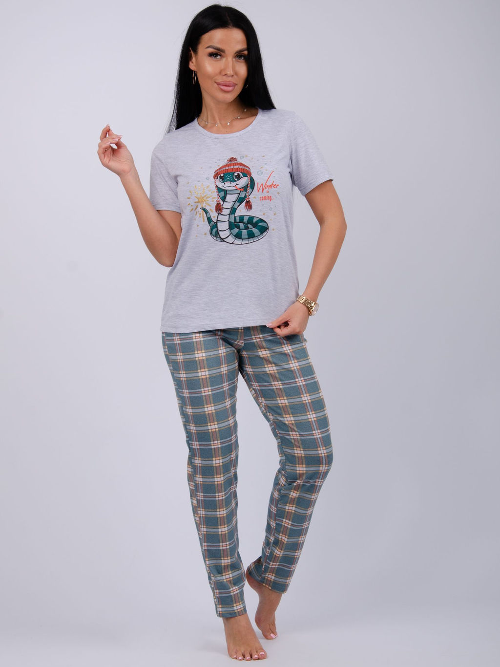 Пижама Символ брюки, трикотаж