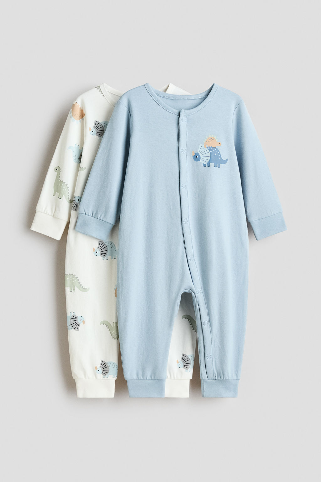 Pack de 2 pijamas enteros en algod?n
