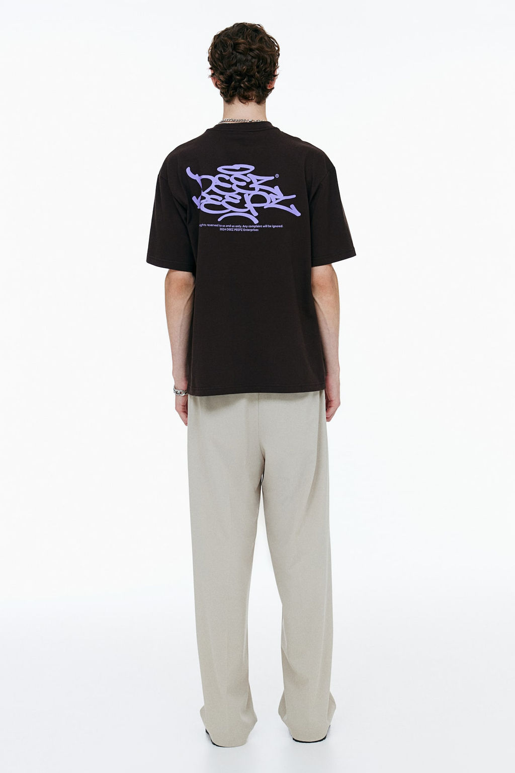 Camiseta con motivo estampado Loose Fit - H&m фото 4