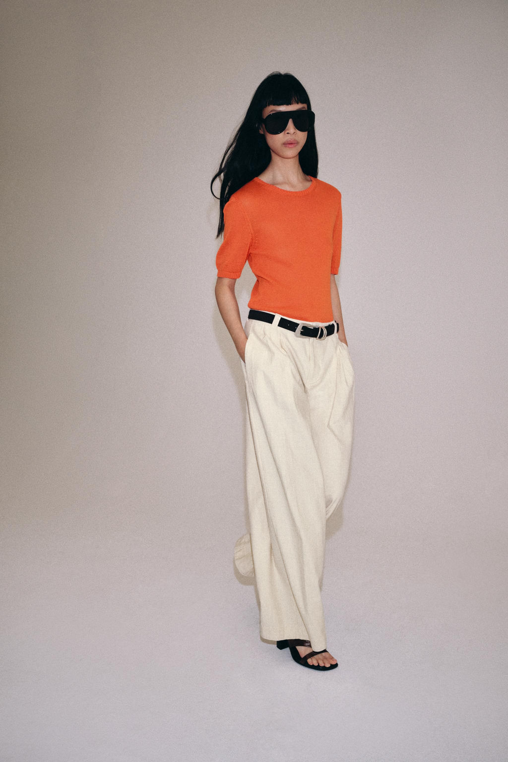 PANTAL?N OVERSIZE ZW COLLECTION / Crudo - Zara фото 6