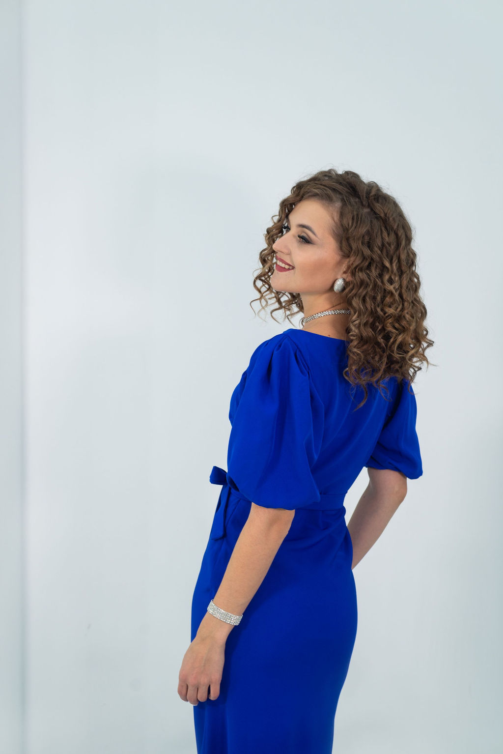 Платье Матэо (ярко-синий) - Nadi bordo фото 4