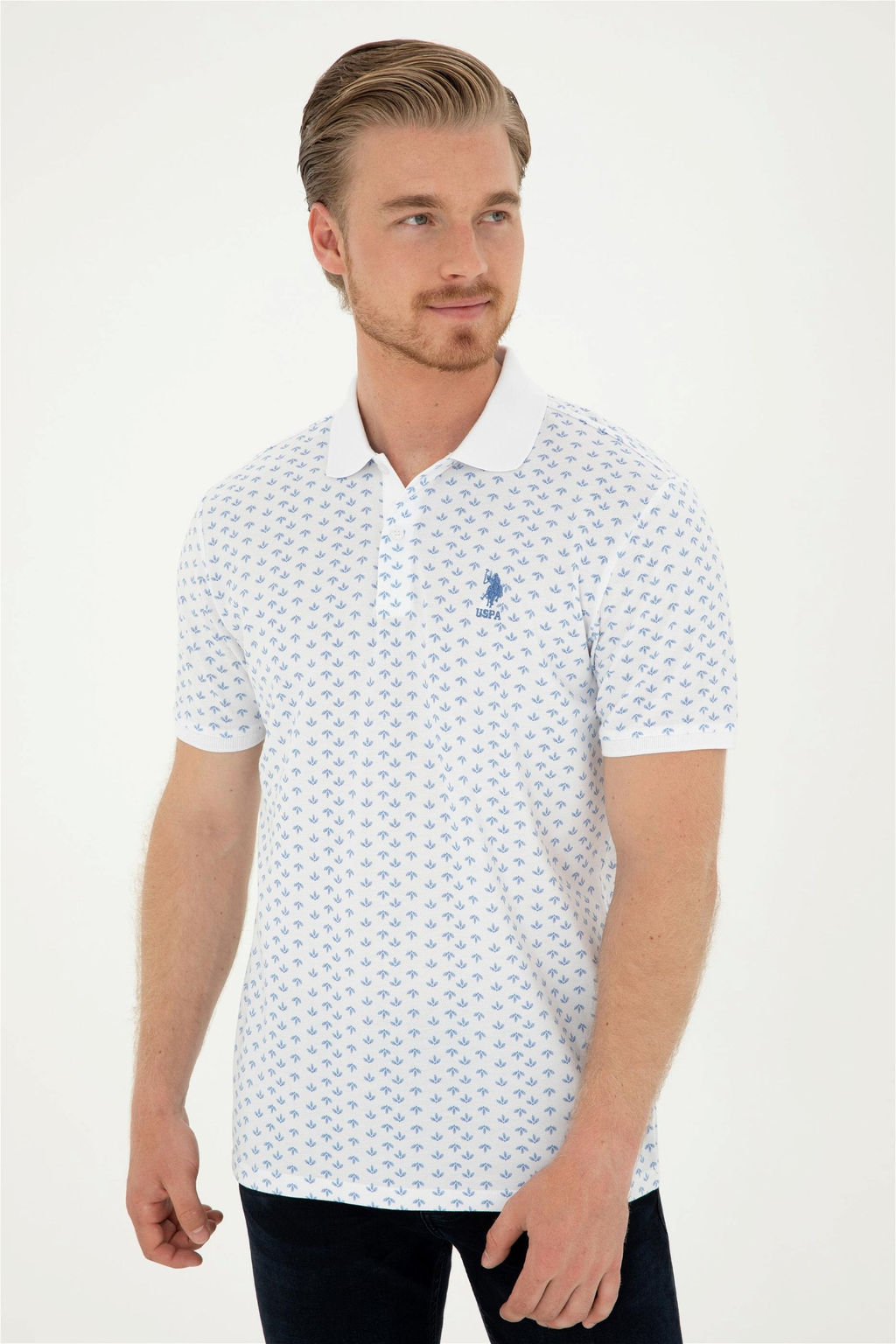 Мужская темно-синяя футболка Неожиданная скидка в корзине - U.s. polo assn фото 3