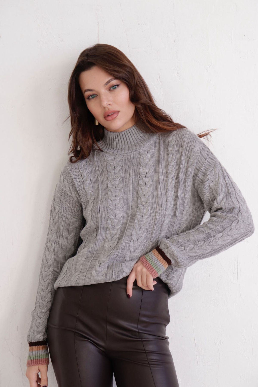 11002 Свитер серый - Martichelli фото 22