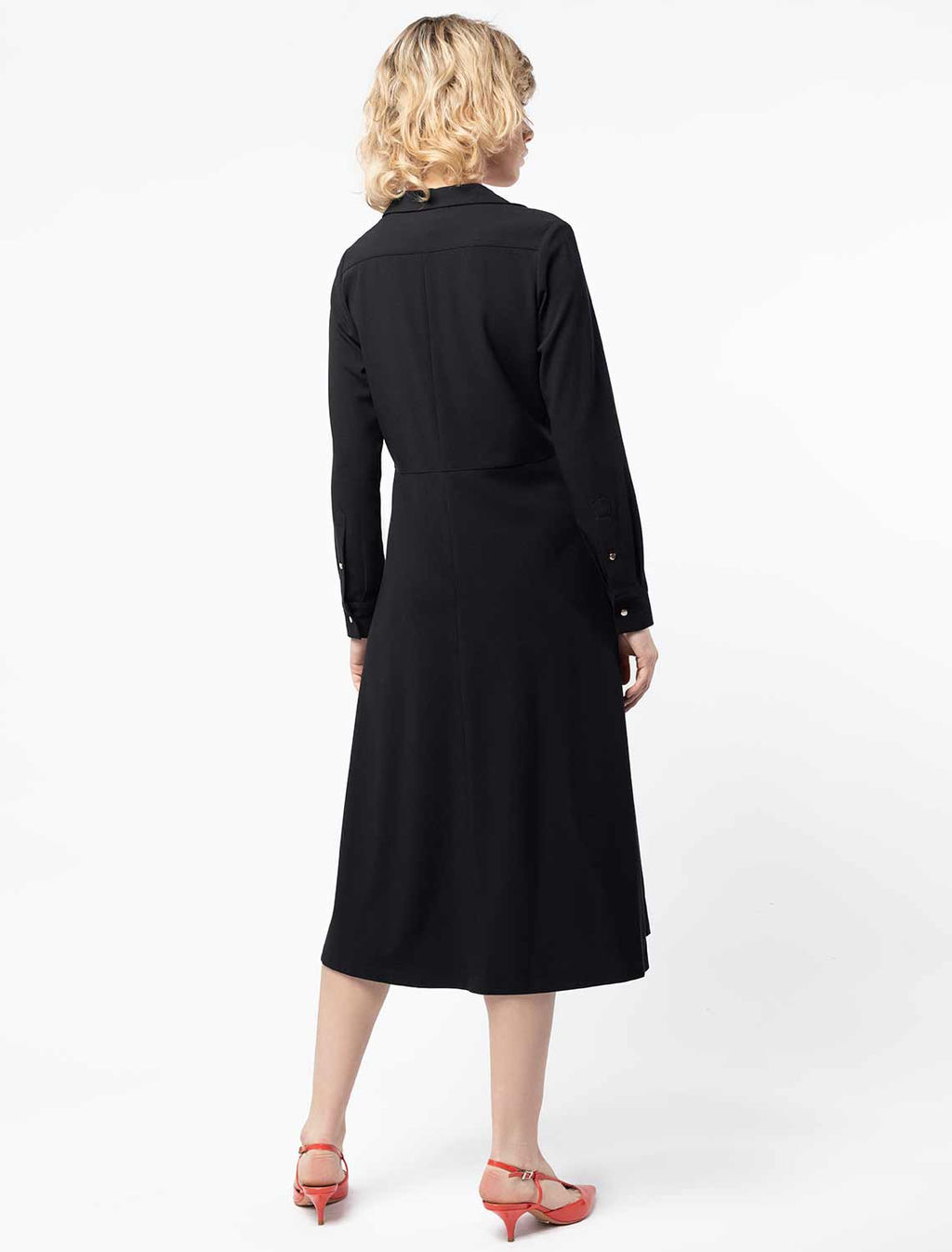 VILATTE / Платье из эластичного крепа  фото 4