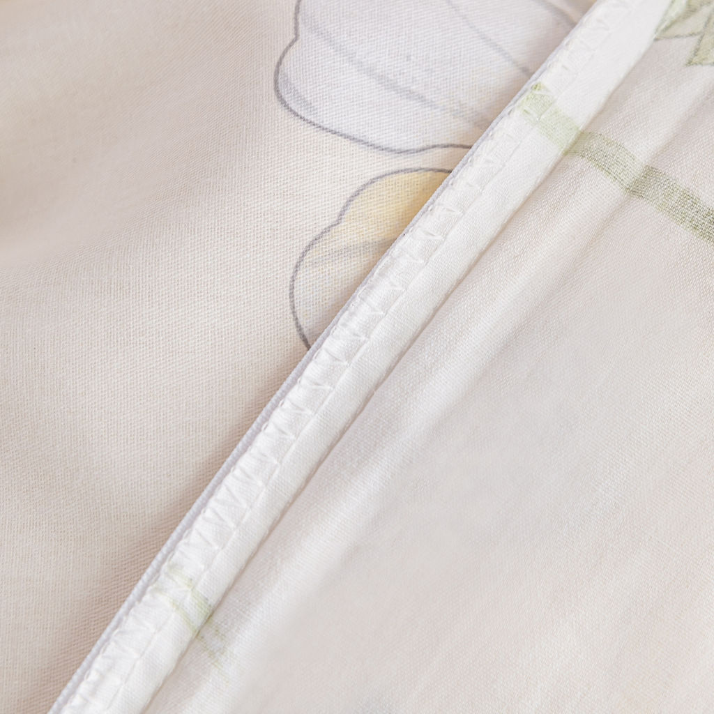 Комплект постельного белья Люкс Сатин 100% хлопок A353 Евро 4 Наволочки