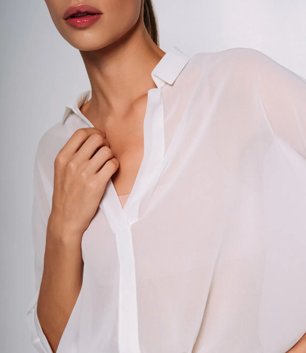 Блуза #КТ9129 (1), белый - Dommod фото 5