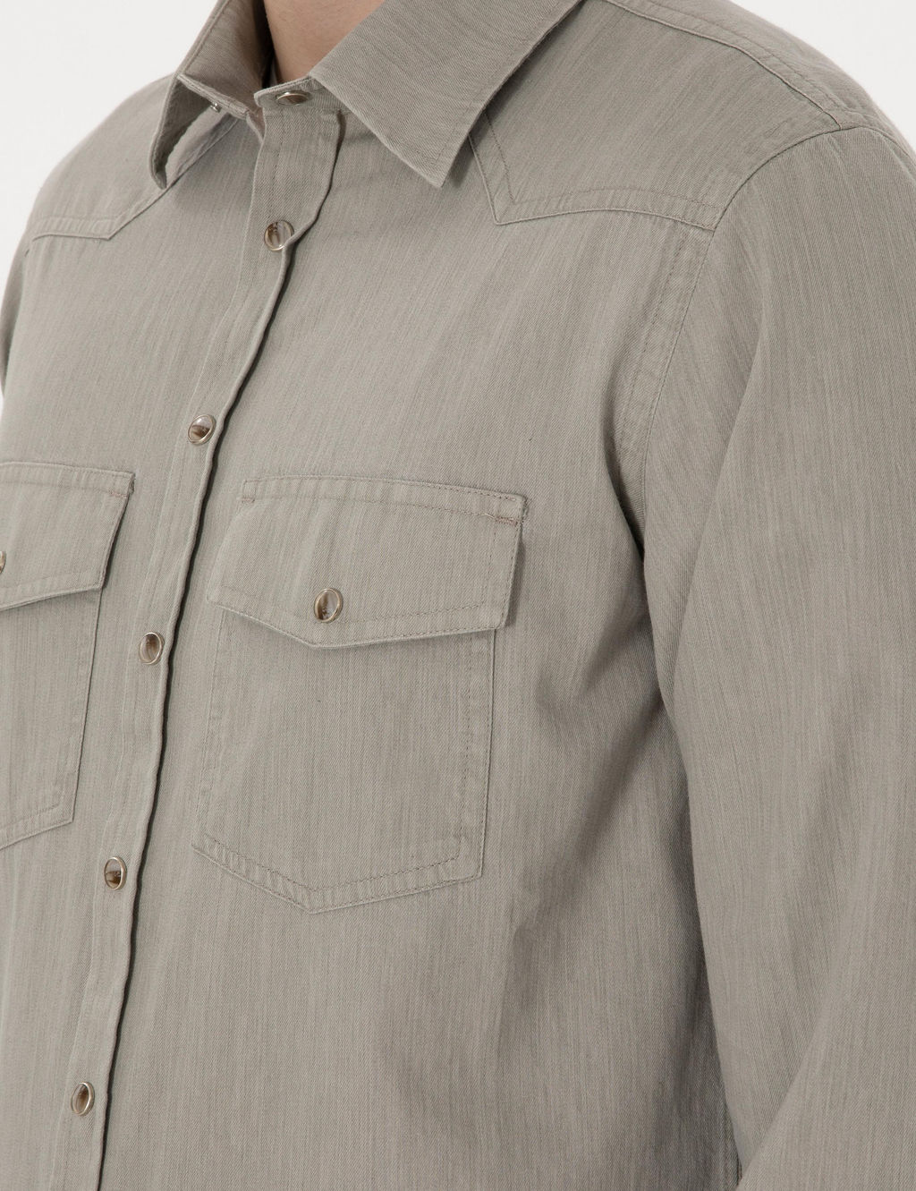 A__k Haki Slim Fit Jean G_mlek - Pierre cardin фото 7