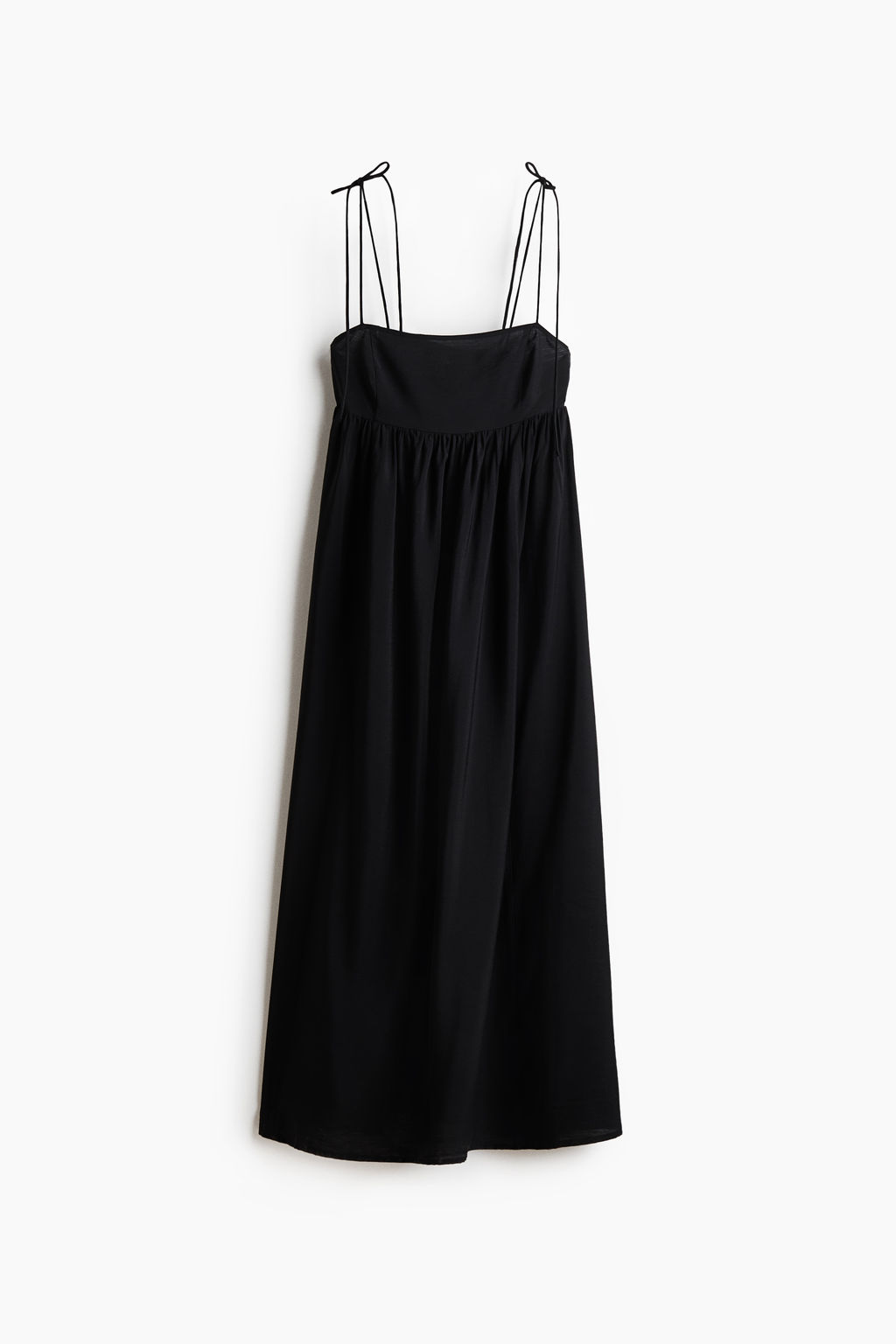 Vestido midi con tirantes de lazo - H&m фото 2
