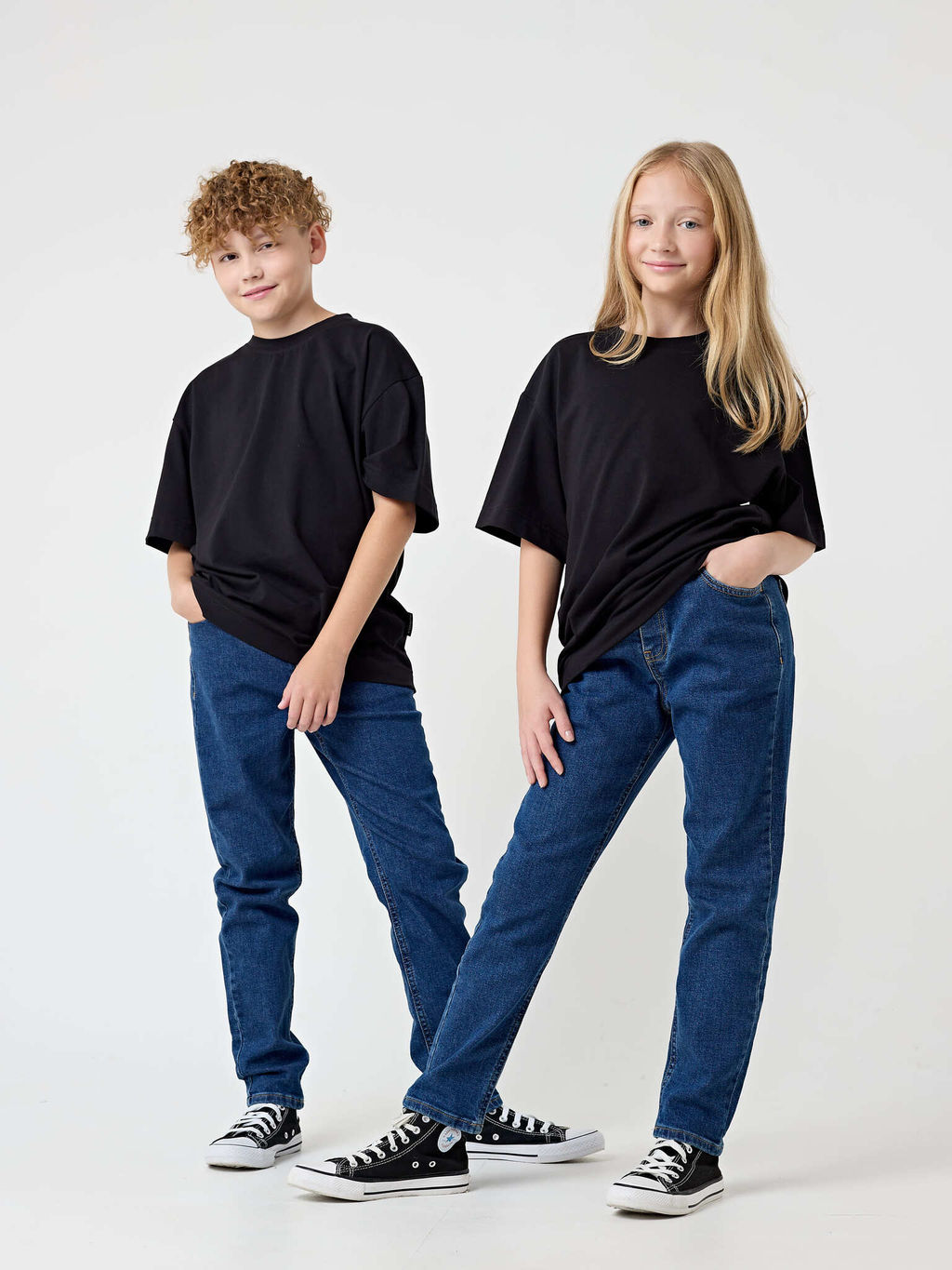 Джинсы regular fit Cиние подростковые - Bungly фото 2