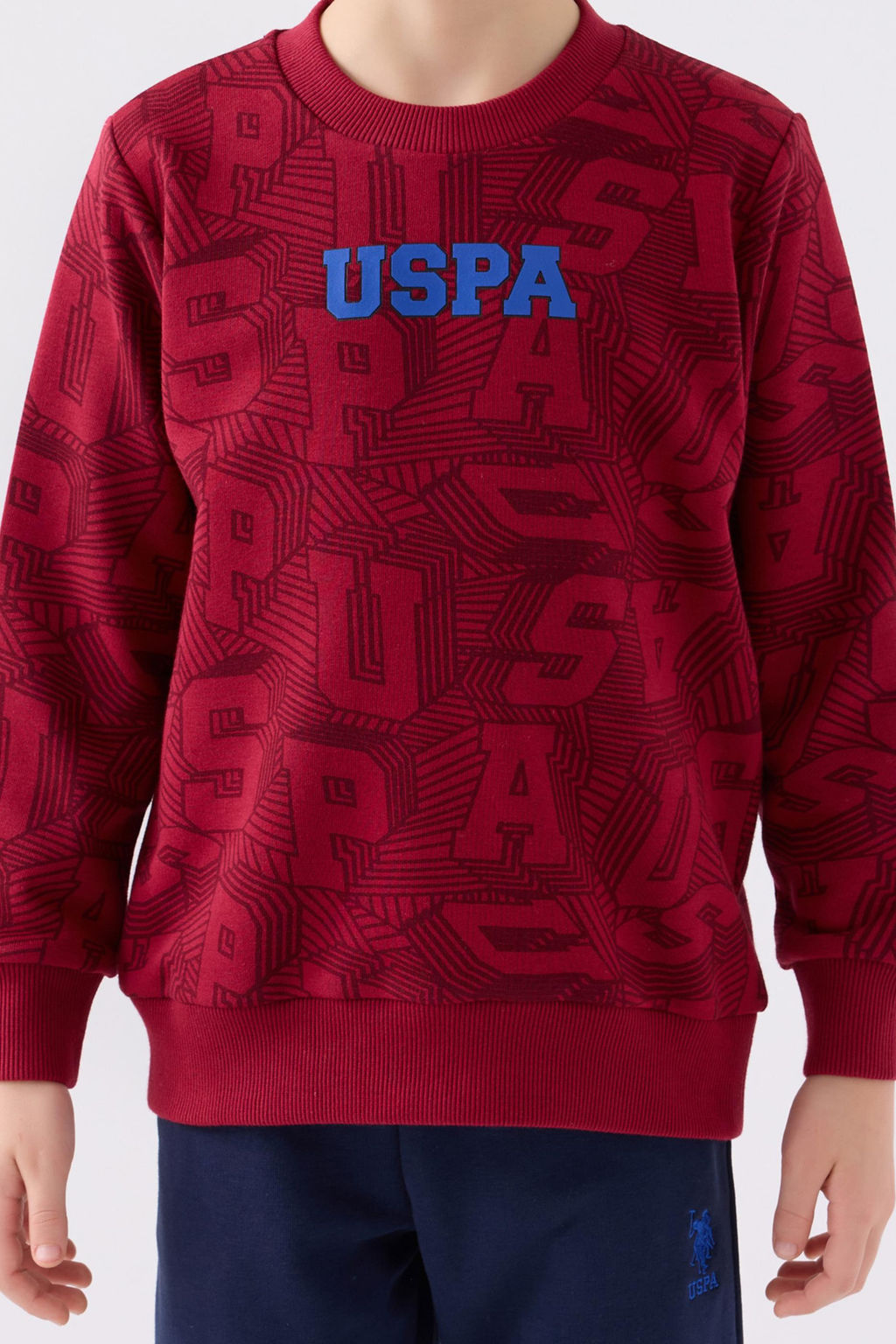 Бордово-красный пижамный комплект для мальчика Неожиданная скидка в корзине - U.s. polo assn фото 5