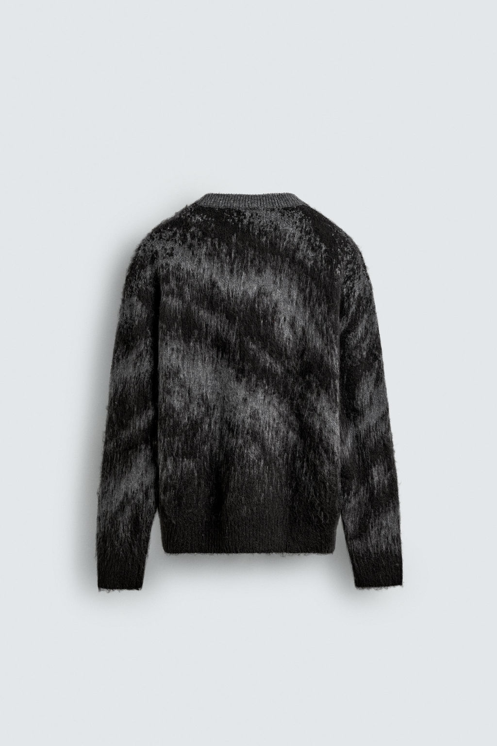 BRUSHED JACQUARD JUMPER