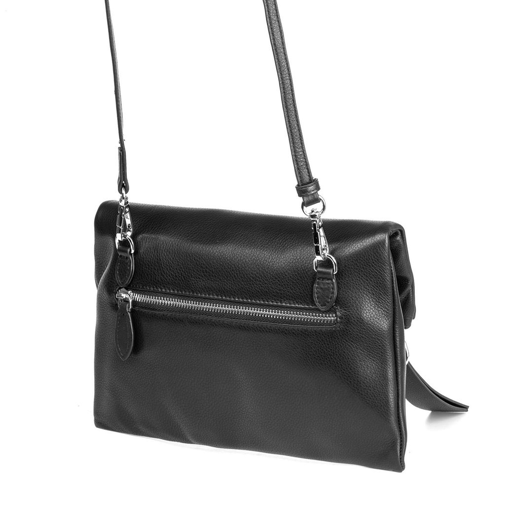 9845 black, Женская кожаная сумка, Barcelo Biagi