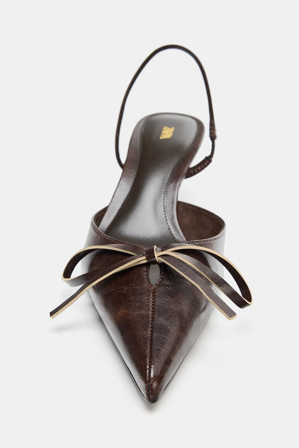 SLINGBACK SHOES WITH BOW - Zara фото 12