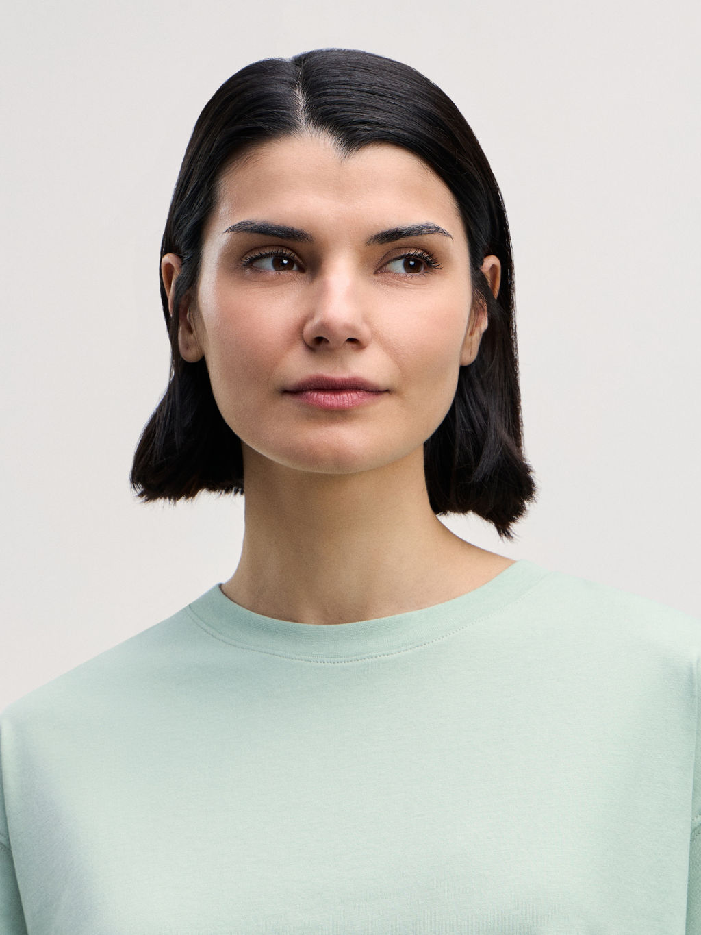 Базовая футболка оверсайз из хлопка / Zarina  фото 6