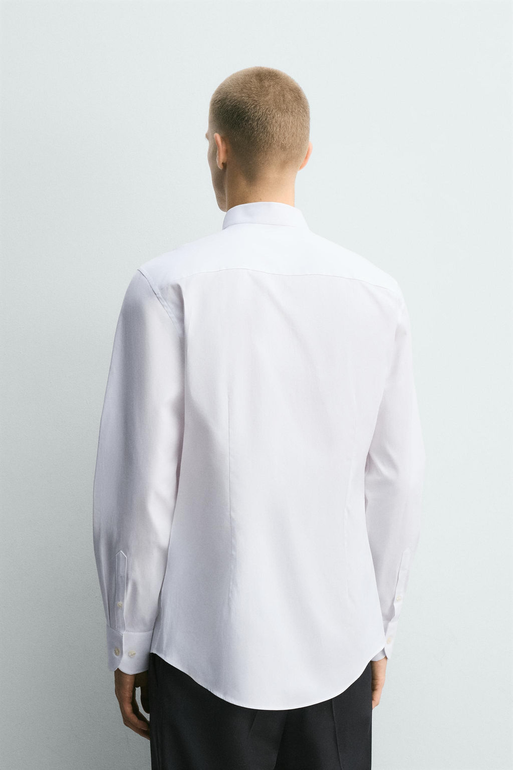 CAMISA CUELLO SMOKING / Blanco - Zara фото 3