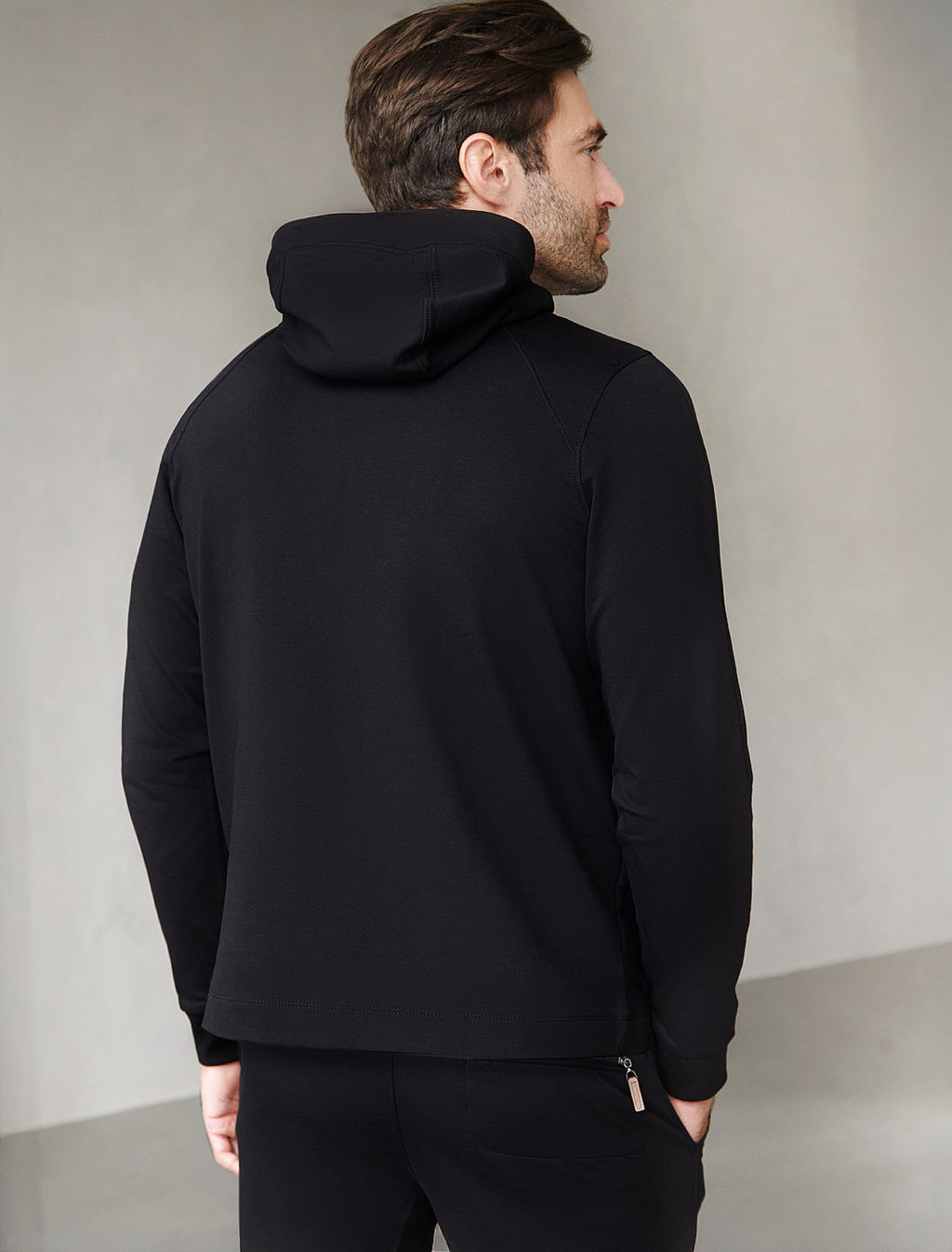 Худи из эластичного футера двунитки