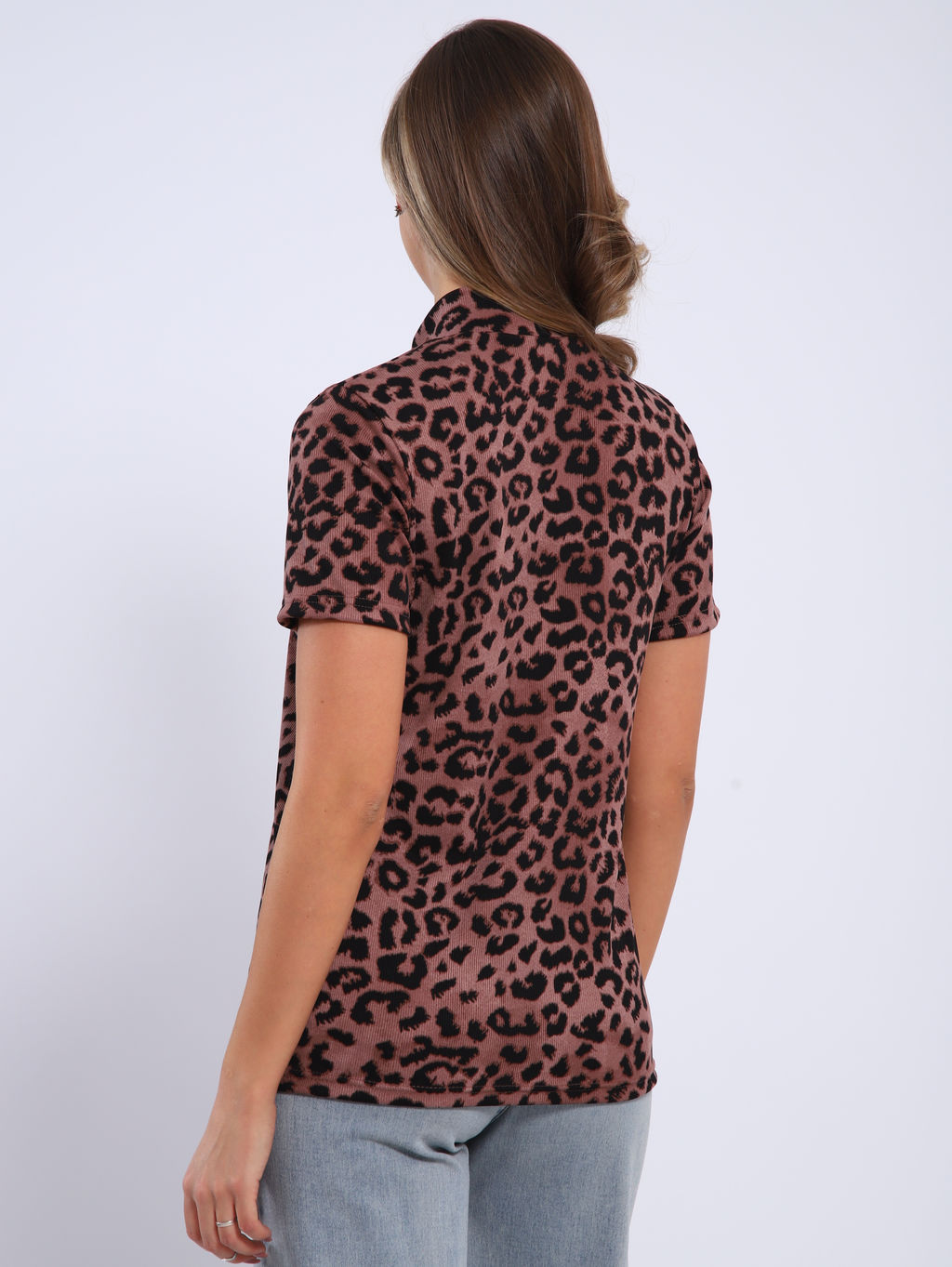 м429 Водолазка женская с коротким рукавом (шоколад) - Иванушка-трикотаж фото 6