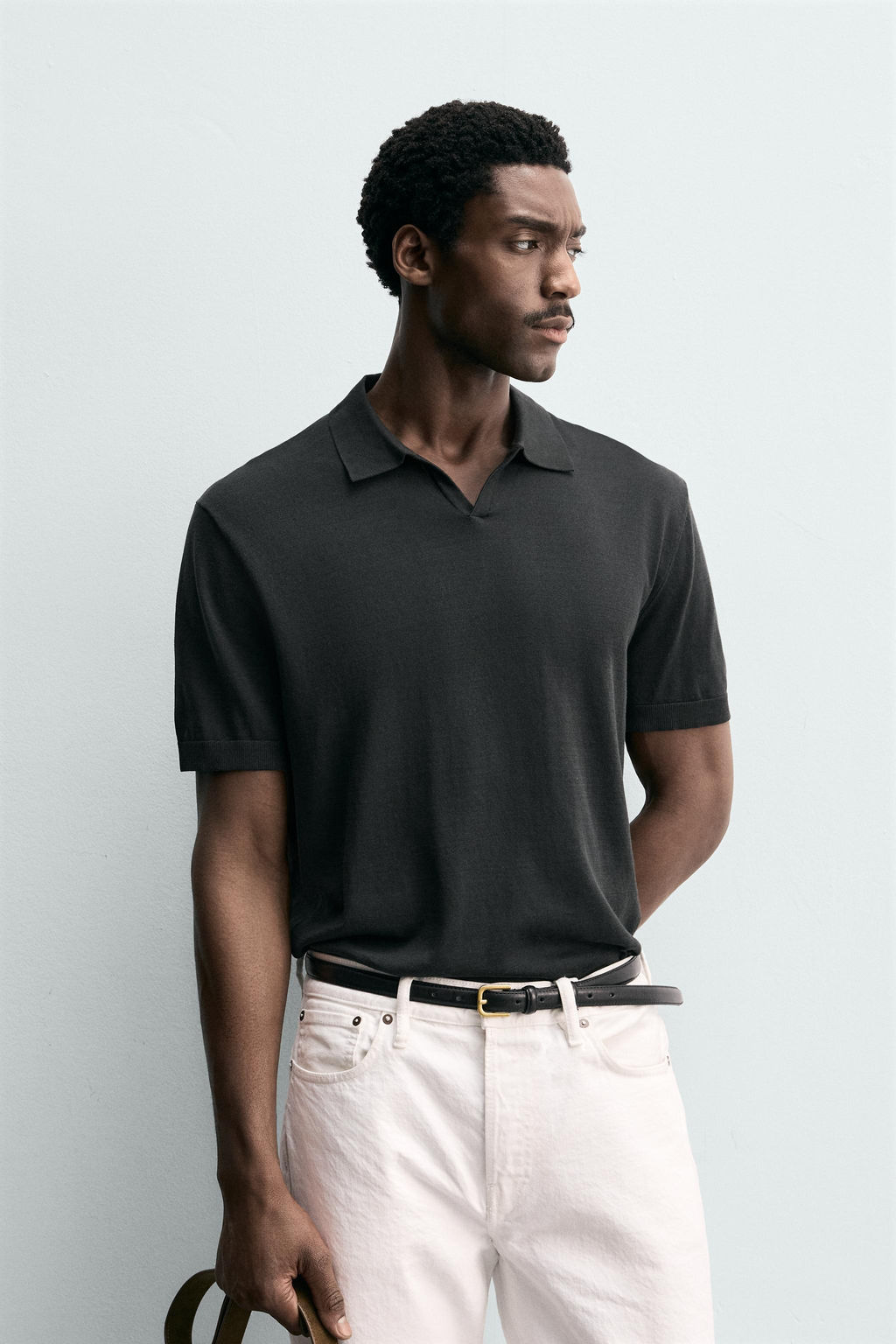 POLO PUNTO REGULAR FIT / Gris Antracita - Zara фото 2