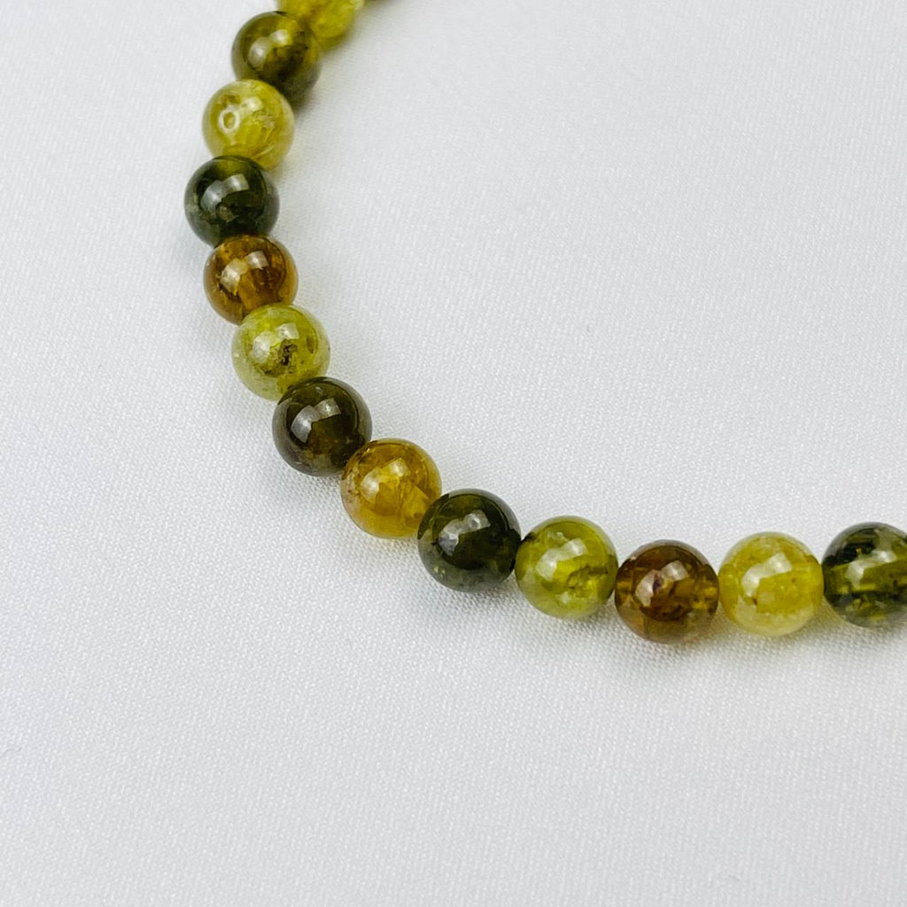 Браслет из Гроссуляра "Гранат" 17 см