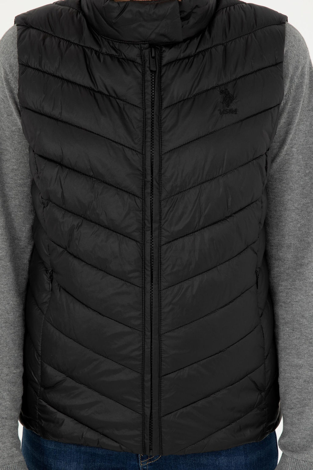 Женский черный жилет Неожиданная скидка в корзине - U.s. polo assn фото 6