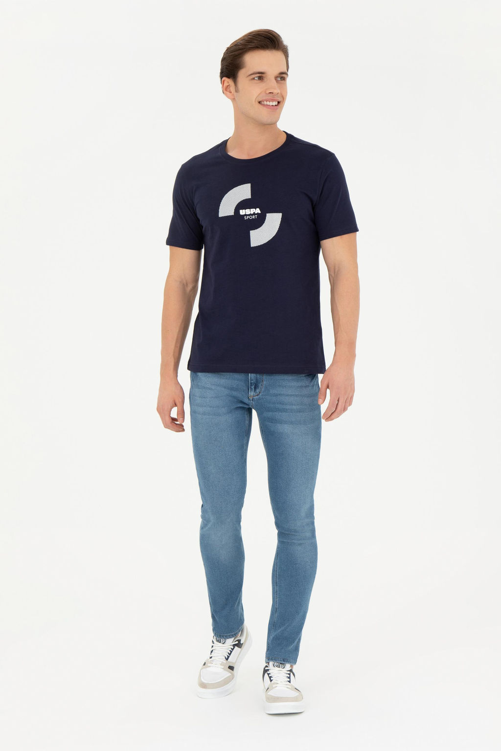 Мужская темно-синяя футболка - U.s. polo assn фото 11