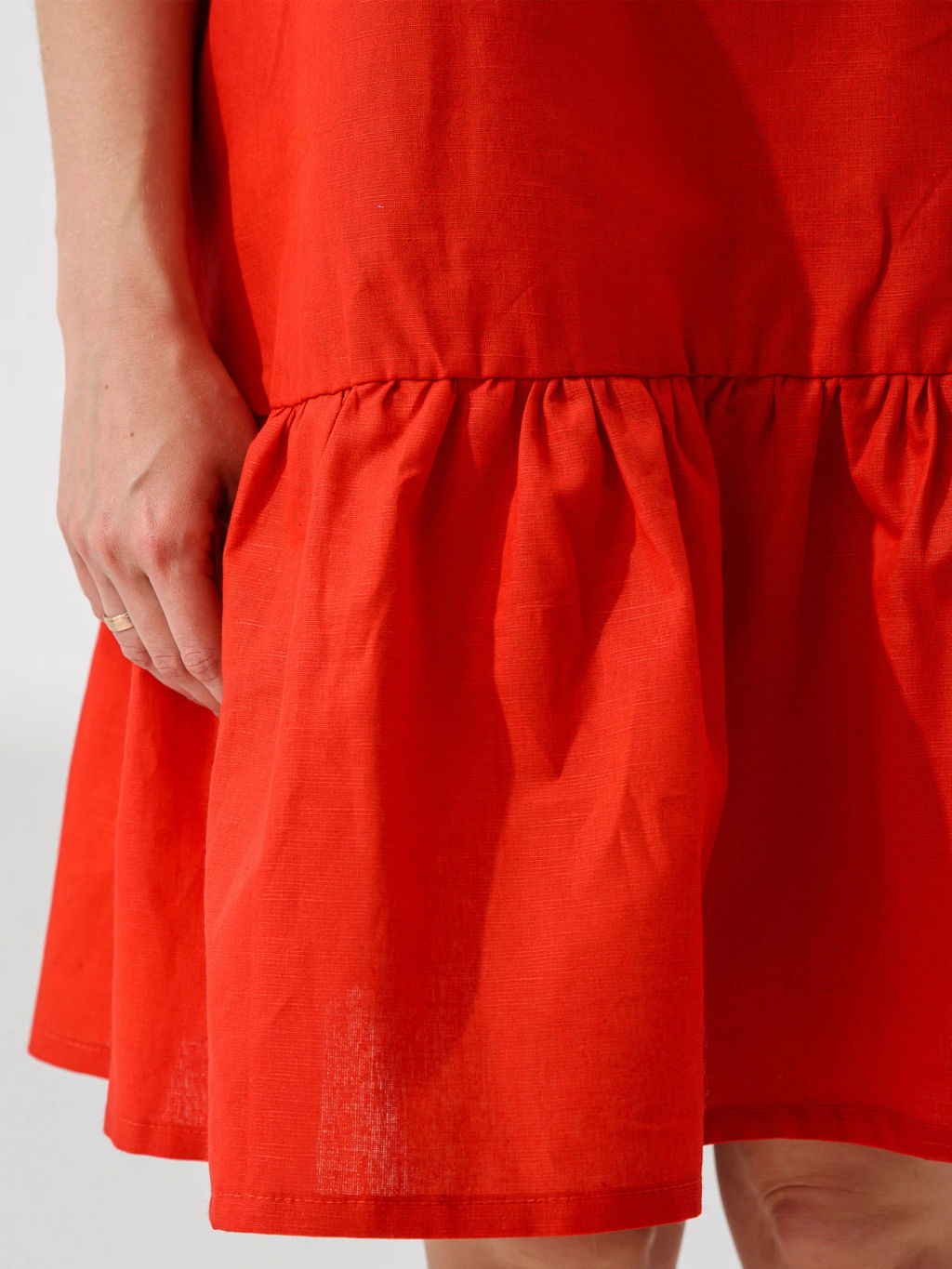 Платье Колокольчик хлопок со льном - Оптима фото 8