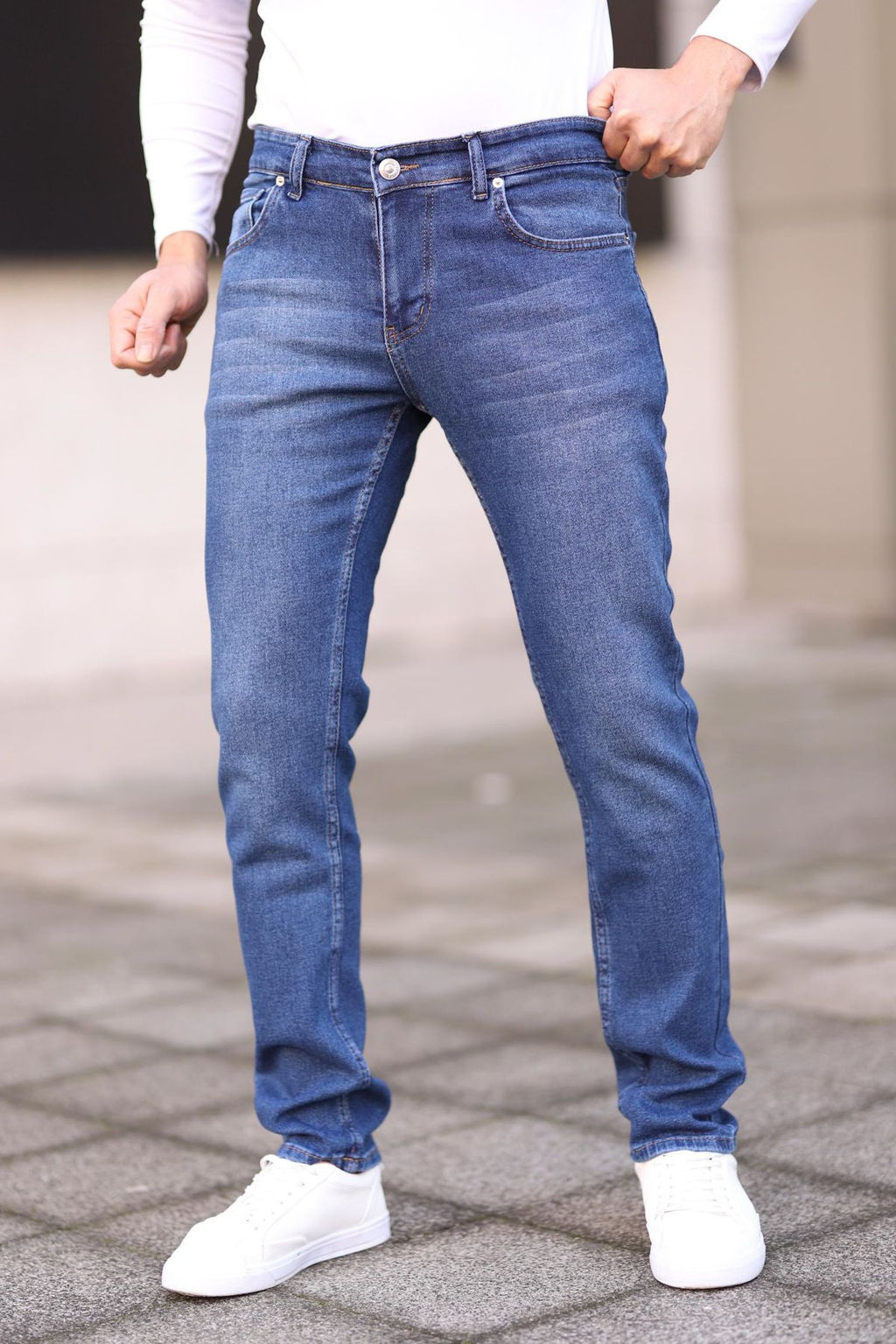 TRENDYOL MAN Siyah Regular Esnek Kumas Jeans Kot Pantolon TMNSS25JE00001 - Trendyolmilla фото 13