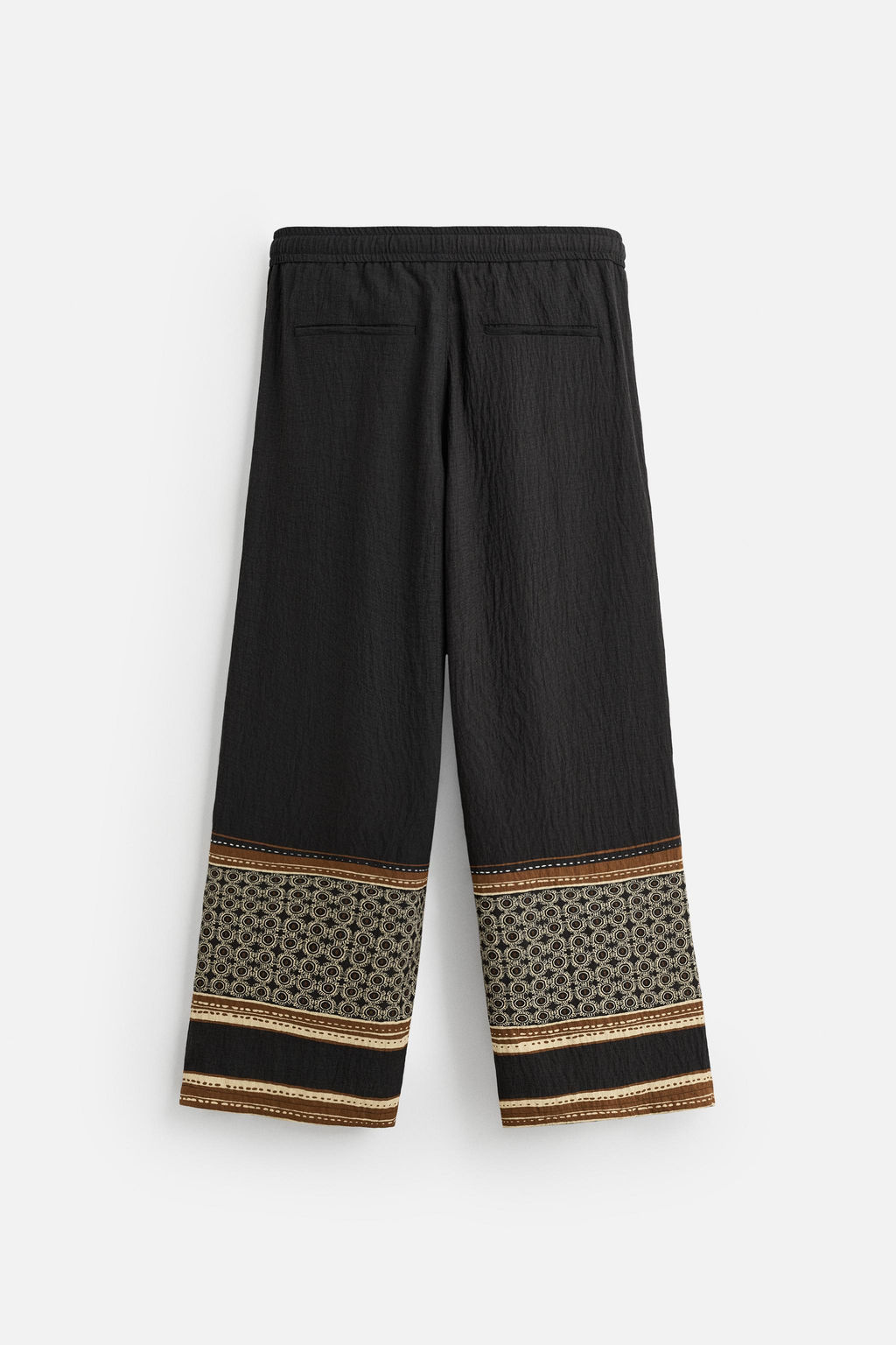RELAXED FIT COLOUR BLOCK TROUSERS - Zara фото 18