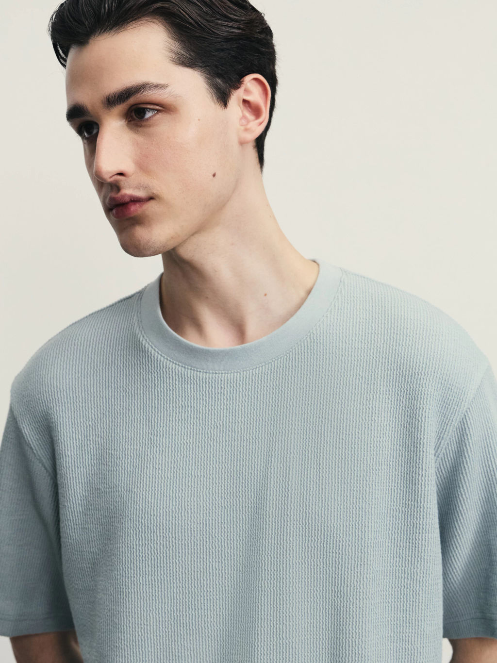 Футболка из фактурной ткани / Zarina  фото 13