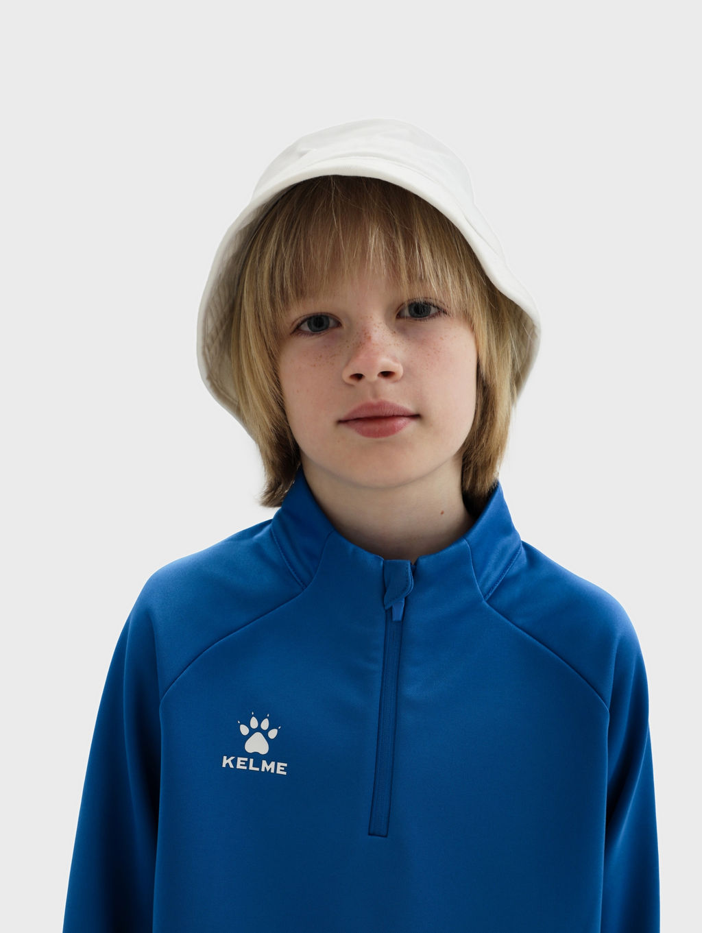 Детская олимпийка KELME Childrens Pullover (plus Fleece) Blue
