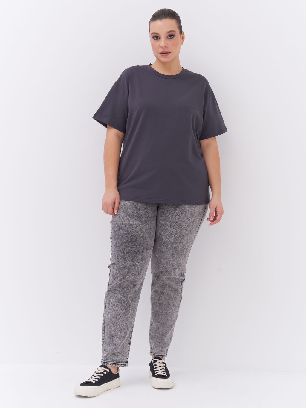 Футболка из хлопка FU20102GRY22