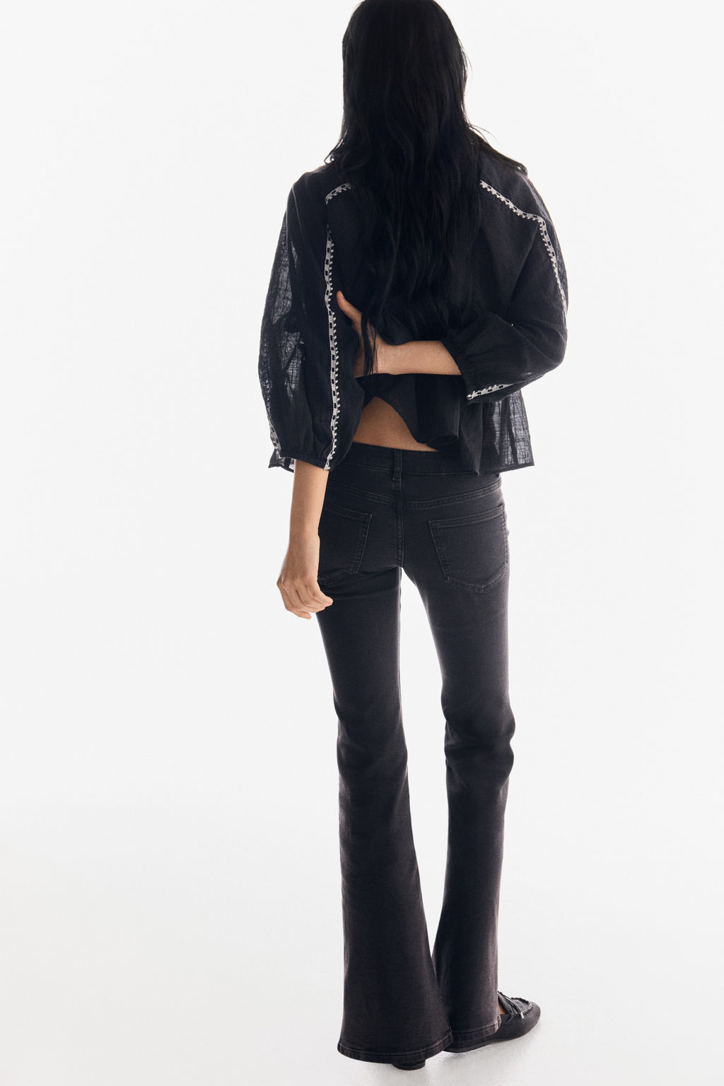 Flared Low Jeans - H&m фото 27