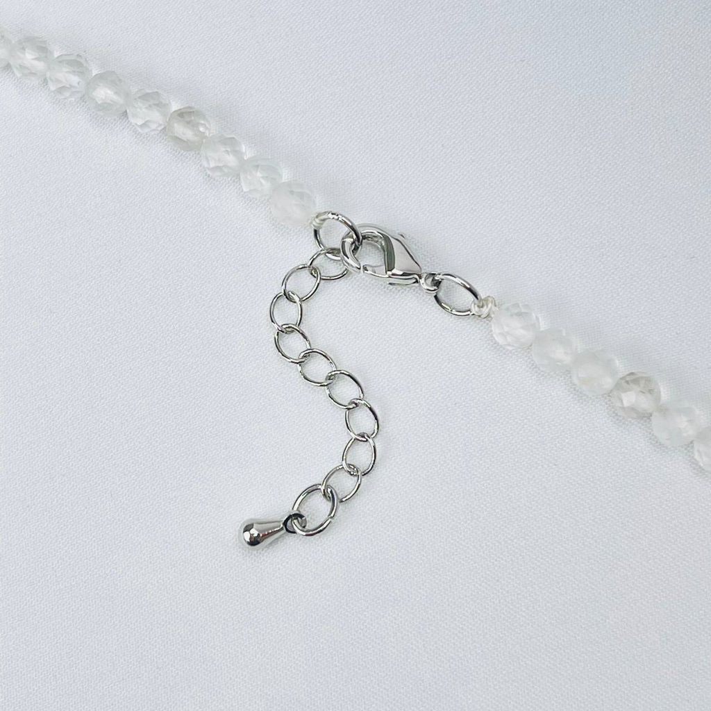 Колье из Горного Хрусталя и Шпинели 45 см +