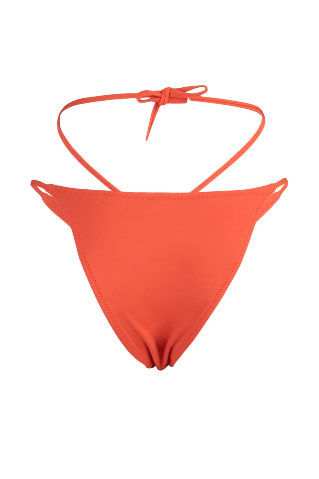 Turuncu Biyeli High Leg Bikini Alt? TBESS22BA0289