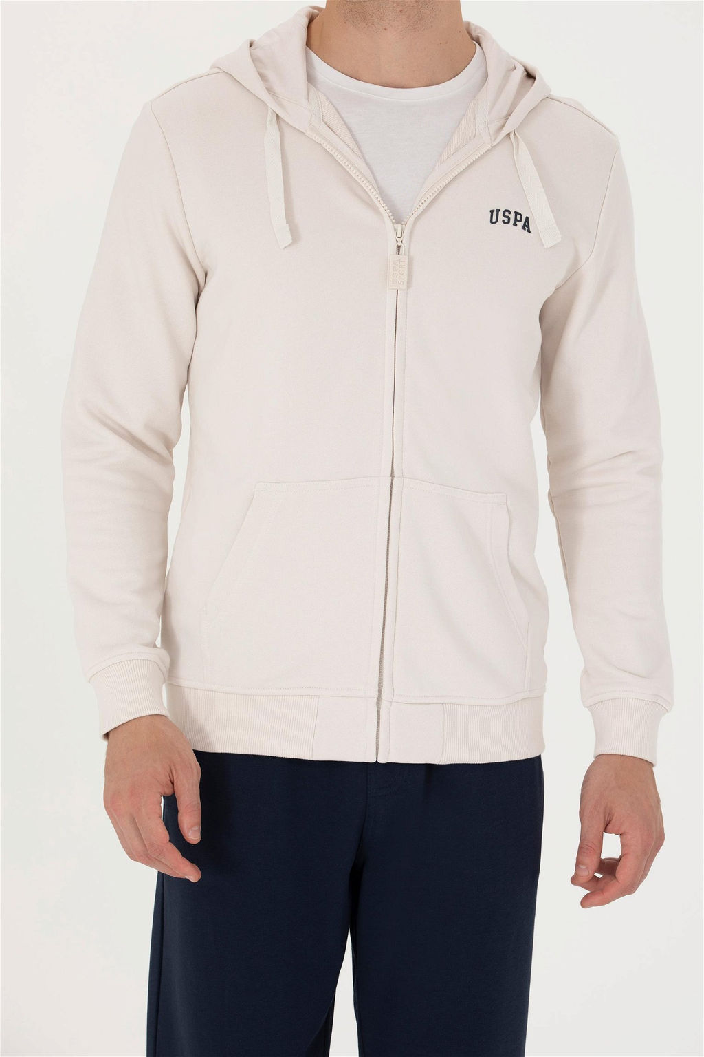 U. S. Polo Assn Мужской вязаный кардиган с капюшоном и камнем - U.s. polo assn фото 13