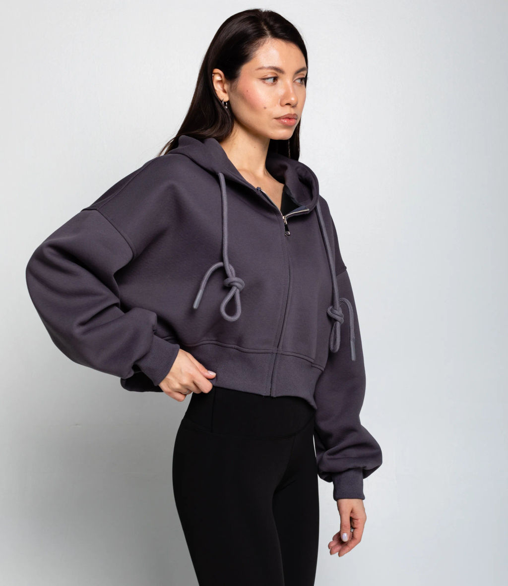 Толстовка #КТ5989, графит - Dommod фото 2