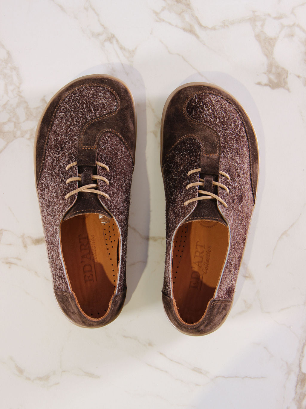 Кеды EDART 188.natabr.Коричневый джангл+коричневая замша - Ed'art фото 9